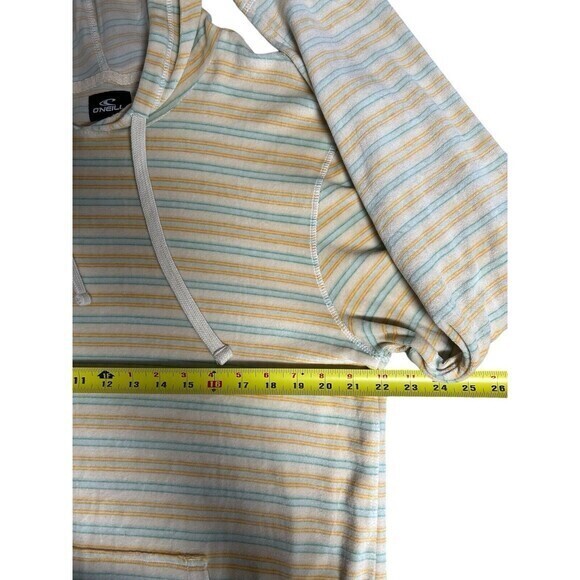 O'Neill‎ Newland Pullover Hoodie - Unisex XL Striped Kangaroo Pocket Y2K - Picture 8 of 8